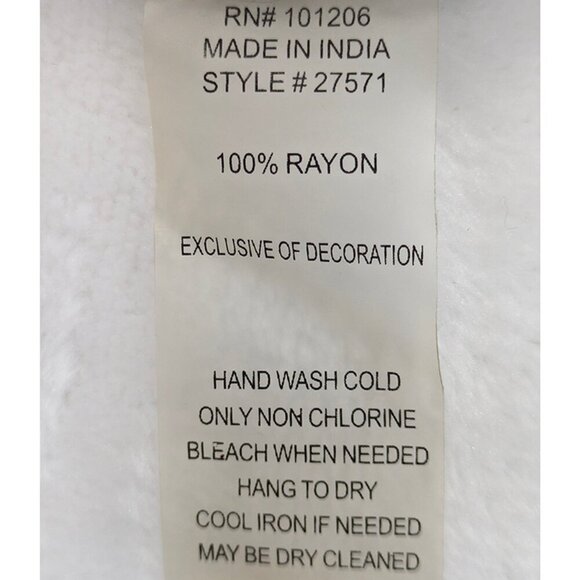 Soft Surroundings Akira Long Tunic Womens M Boho Chic Beaded Sequin Ikat Batik - Picture 9 of 9